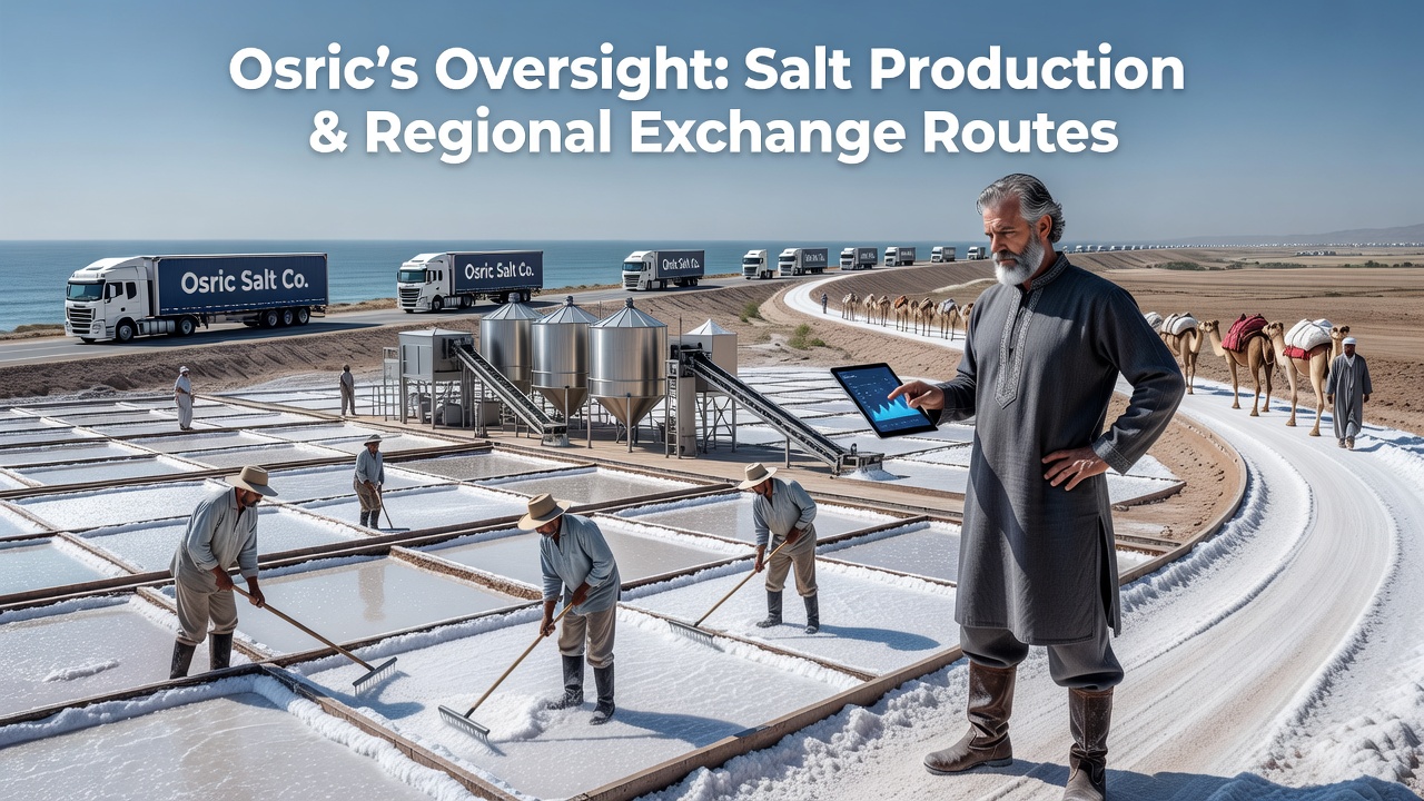 Salt Production Under Osric: Tracing the Effects on Early Medieval Exchange Routes